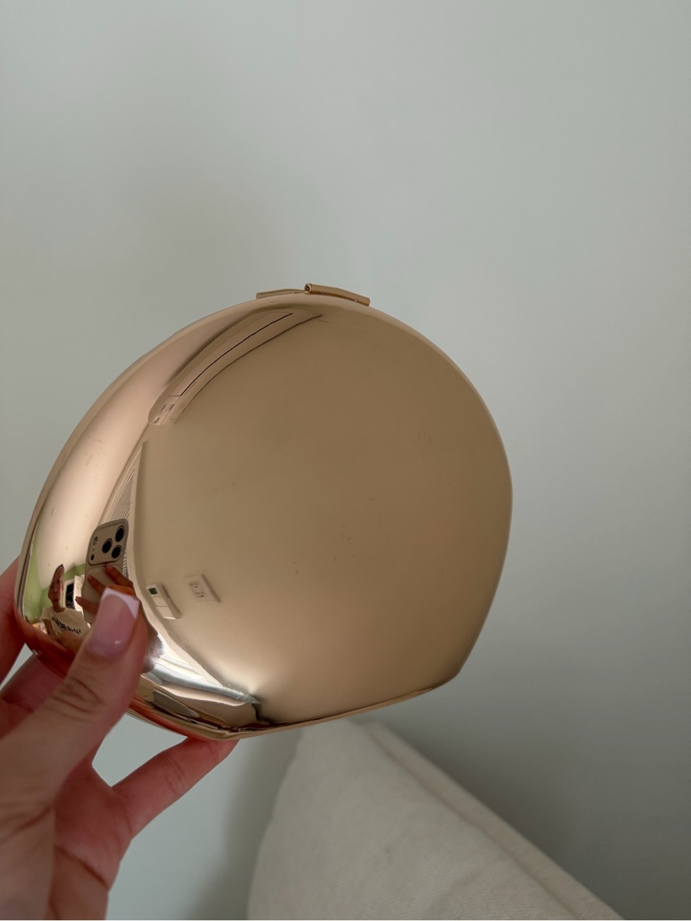 Amazon Gold Metallic Clutch